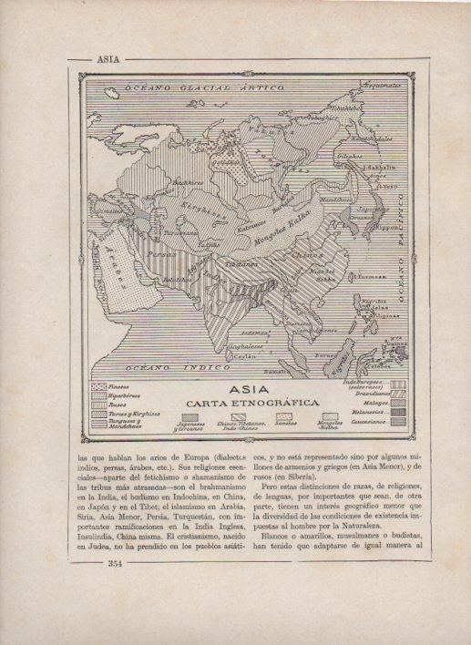 LAMINA V27759: Mapa economico de Asia