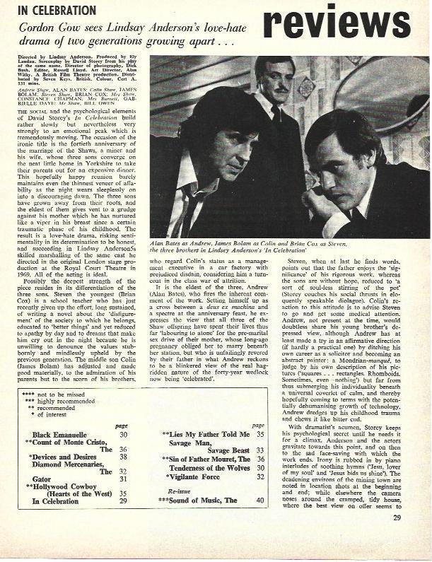 LAMINA 34627: Alan Bates en In Celebration