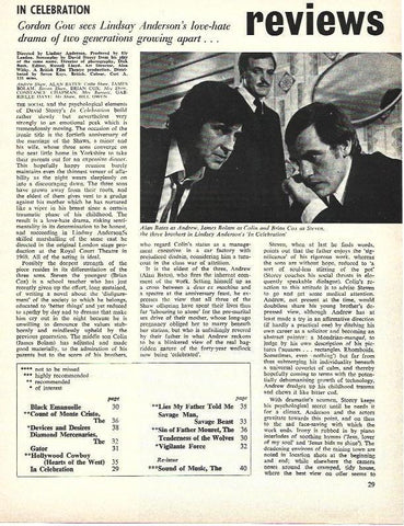 LAMINA 34627: Alan Bates en In Celebration