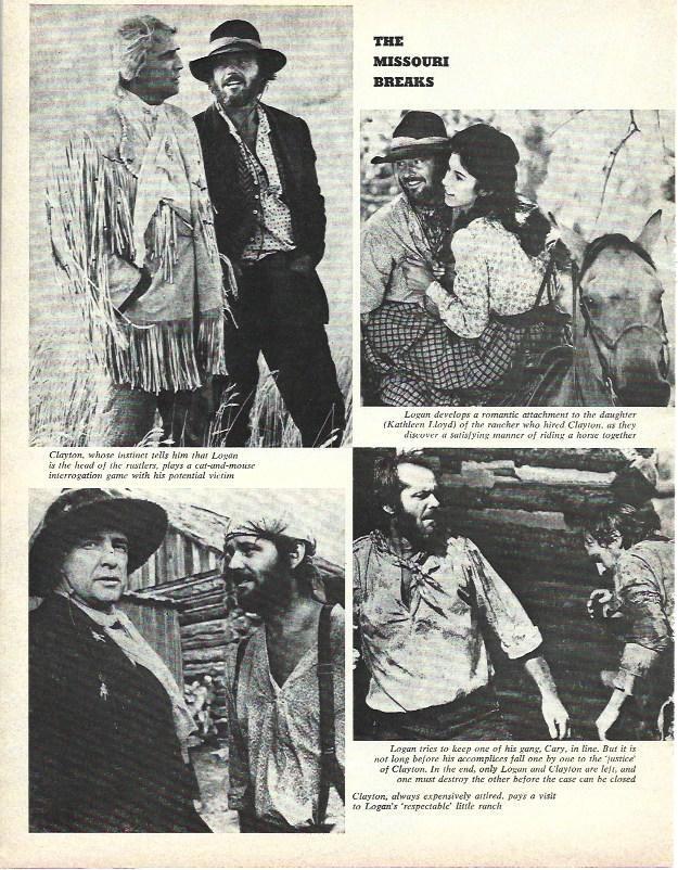 LAMINA 34626: Escenas de The Missouri Breaks con Marlon Brando