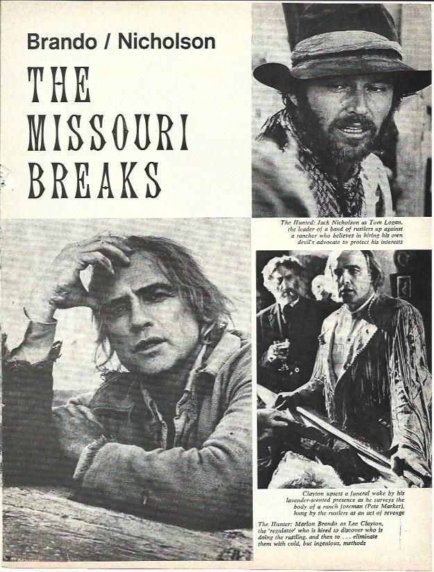 LAMINA 34625: Marlon Brando en escenas de The Missouri Breaks