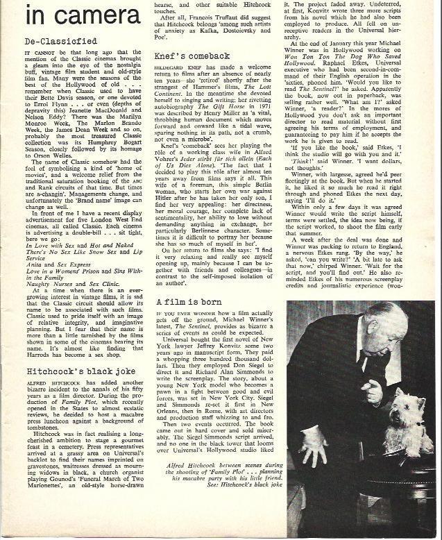LAMINA 34615: Alfred Hitchcok en Family Plot