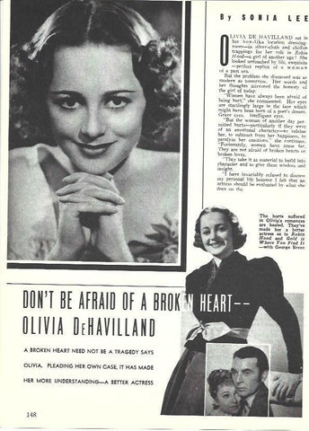 LAMINA 34600: Olivia de Havilland