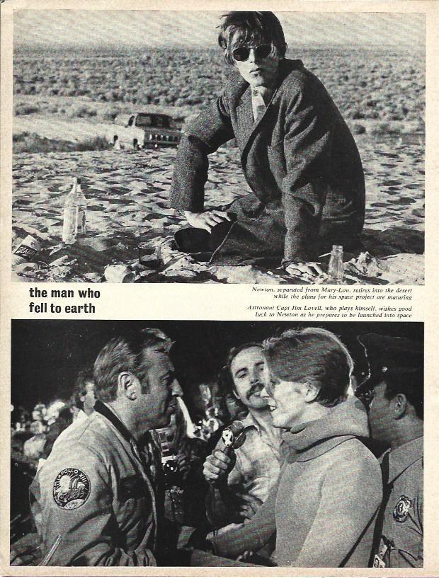LAMINA 34654: The man who fell the earth con David Bowie