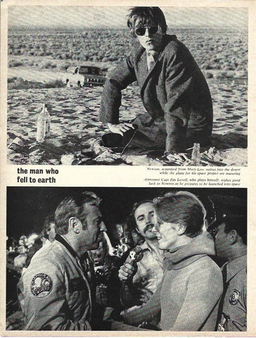 LAMINA 34654: The man who fell the earth con David Bowie