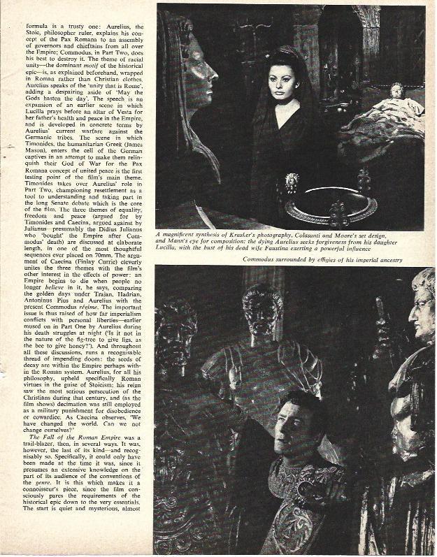 LAMINA 34652: Sophia Loren en La Caida del Imperio Romano