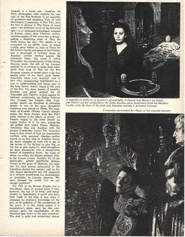LAMINA 34652: Sophia Loren en La Caida del Imperio Romano