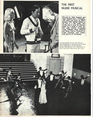 LAMINA 34637: Rodaje de The First Nudie Musical