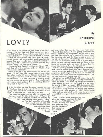 LAMINA 34559: Parejas de Hollywood por Katherine Albert