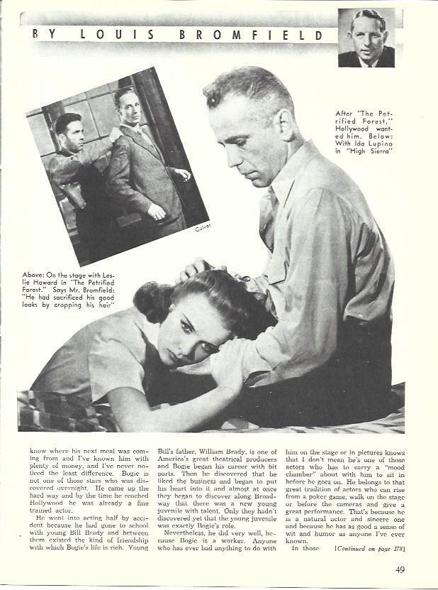 LAMINA 34553: Ida Lupino y Humphrey Bogart