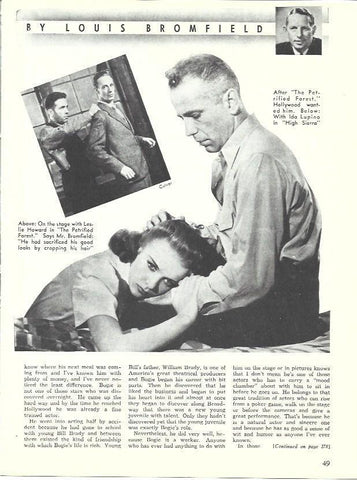 LAMINA 34553: Ida Lupino y Humphrey Bogart