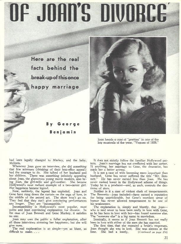 LAMINA 34544: Primer plano de Joan Bennett