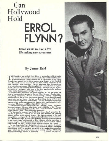 LAMINA 34592: Errol Flynn
