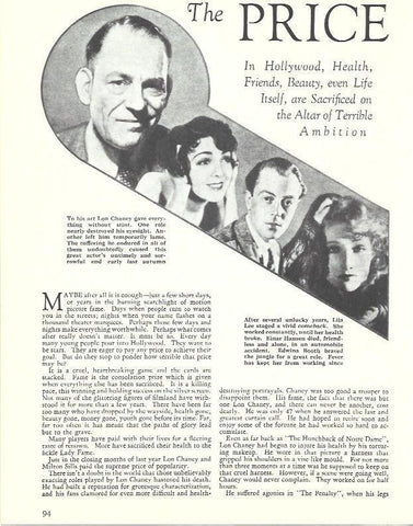 LAMINA 34575: Lon Chaney
