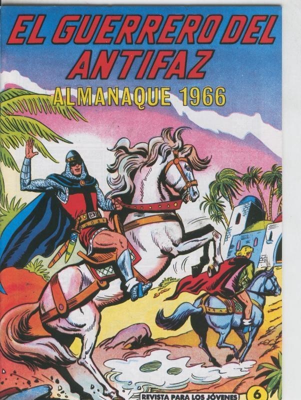 Facsimil: El Guerrero del Antifaz almanaque 1966: Pillaje en el oasis