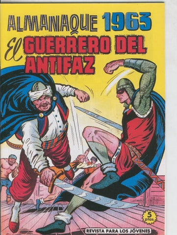 Facsimil: El Guerrero del Antifaz almanaque 1963: Oful Gomar