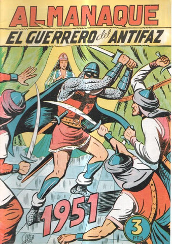 Facsimil: El Guerrero del Antifaz almanaque 1951: La tirana de Maruk