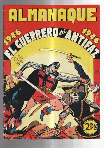 Facsimil: El Guerrero del Antifaz almanaque 1946: aventura sin titulo alguno