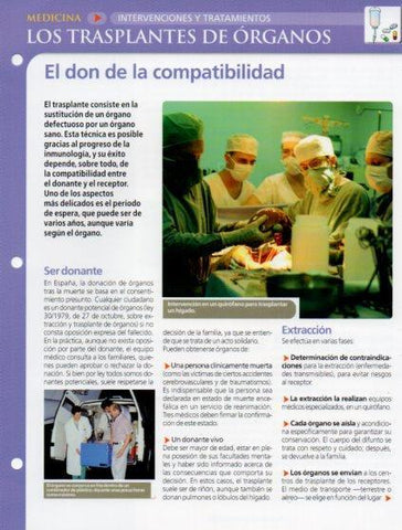 LAMINA V28577: Los trasplantes de organos