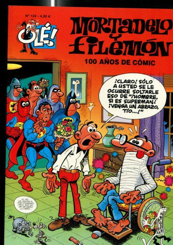 Coleccion Ole numero 134: Mortadelo y Filemon: 100 años de comic