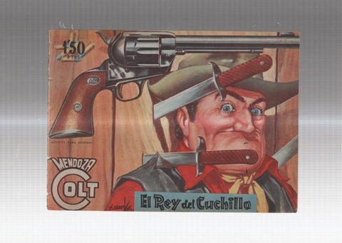 Mendoza Colt original numero 055: El rey del cuchillo (numerado 1 en trasera)