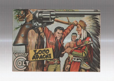 Mendoza Colt original numero 053: Loco apache (numerado 2 en trasera)