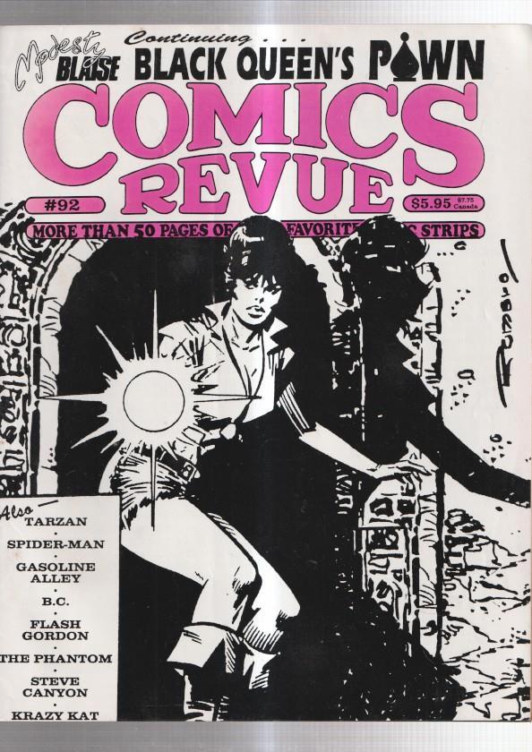 Revista: Comics Revue numero 92: Tarzan, Spiderman