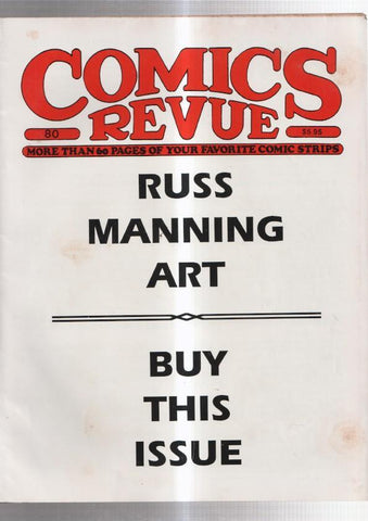 Revista: Comics Revue numero 80: Russ Manning Art-Buy This Issue