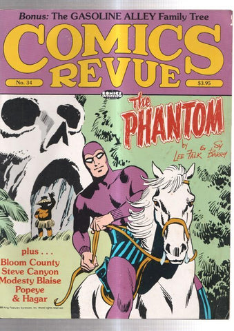 Revista: Comics Revue numero 34: Popeye, The Phantom