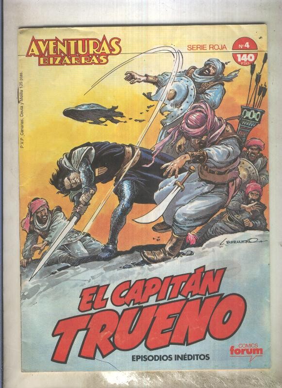 Revista Aventuras Bizarras: El Capitan Trueno numero 04