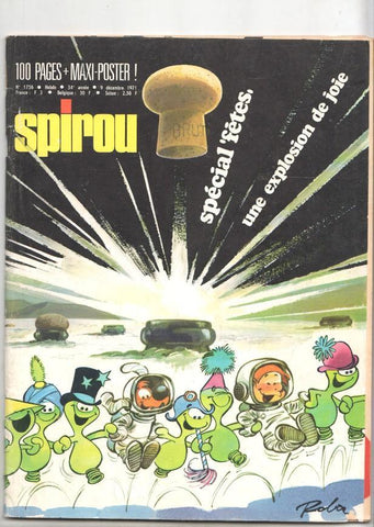 Revista Spirou num 1756: 9/12/71 (FALTA EL POSTER) - caline et Calebasse