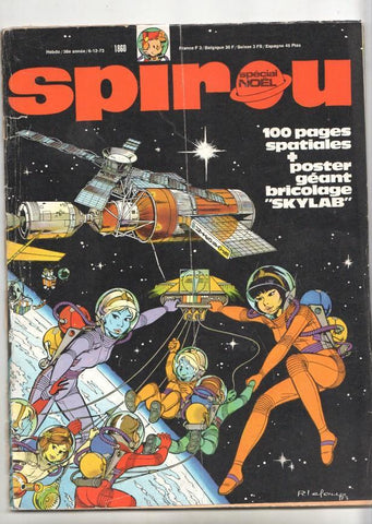 Revista Spirou num 1860. Special Noel: 6/12/73 - NO INCLUYE POSTER CENTRAL