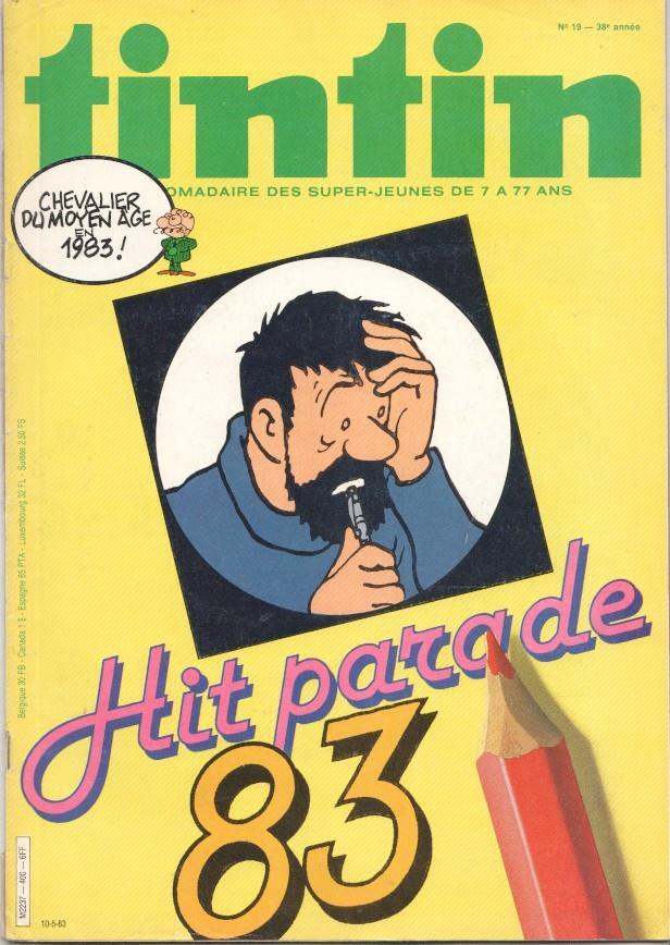 Revista Tintin num 19, año 38, 10/5/83: Hit parade 83