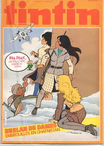 Revista Tintin num 02, año 38, 11/1/83: Nahomi - Brelan de Dames (Embrouilles en Ghafnistan)
