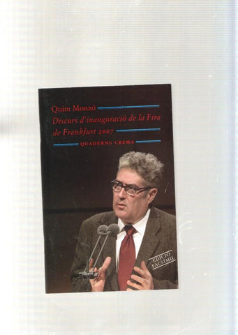 Discurs d'inauguracio de la Fira de Frankfurt 2007, edicio facsimil