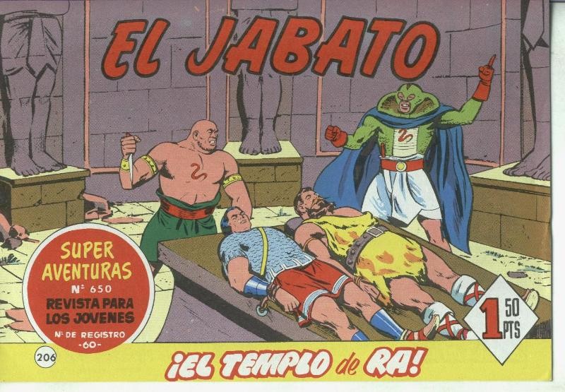 El Jabato facsimil numero 206: El templo de Ra