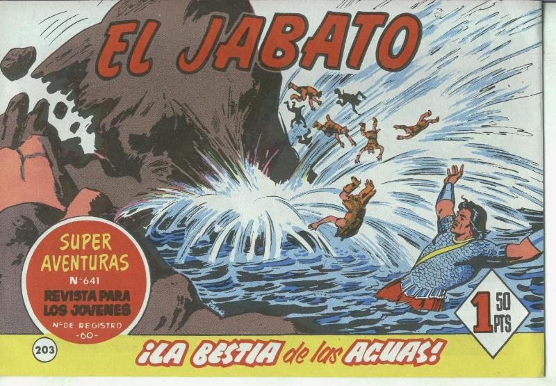 El Jabato facsimil numero 203: la bestia de las aguas