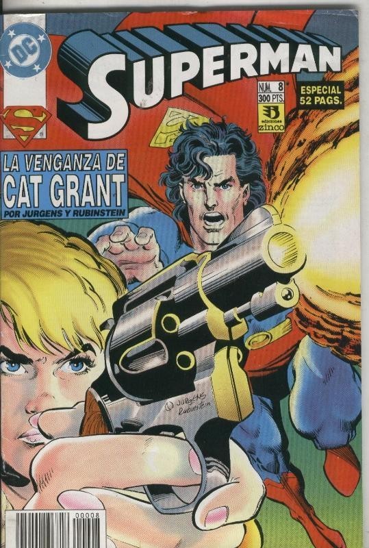 Zinco: Superman volumen 3 numero 08: La venganza de Cat Grant