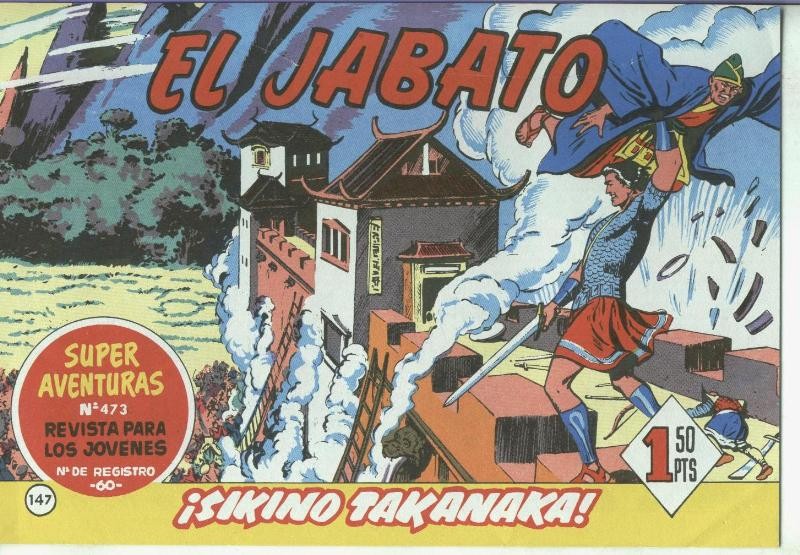 El Jabato facsimil numero 147: Sikino Takanaka