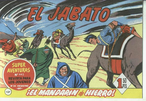 El Jabato facsimil numero 137: El Mandarin de Hierro