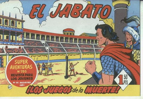El Jabato facsimil numero 047: Los juegos de la muerte