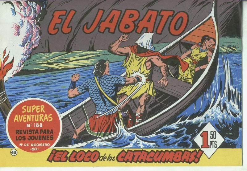 El Jabato facsimil numero 045: El loco de las catacumbas