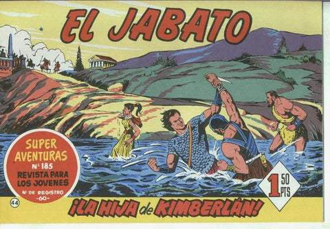 El Jabato facsimil numero 044: La hija de Kimberlan