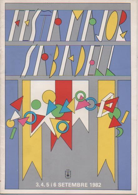 Varios E00507: Programa de Festa Major Sabadell Setembre 1982