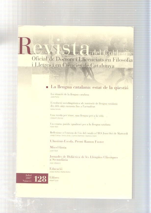 Revista del col legi Oficial de doctors i Llicenciats en Filosofia i en Ciencies de