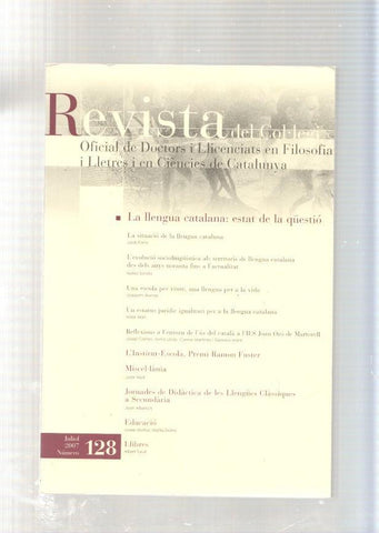 Revista del col legi Oficial de doctors i Llicenciats en Filosofia i en Ciencies de