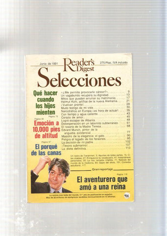 Selecciones Reader s Digest, junio 1991: Que hacer cuando los hijos