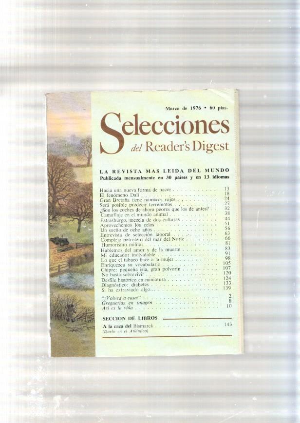 Selecciones Reader s Digest, marzo 1976: Hacia una nueva forma