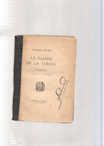 La bajada de la cuesta