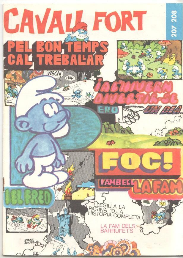 Cavall Fort numero 207-208, agost 1971 - La fam dels barrufets (Delporte i Peyo)